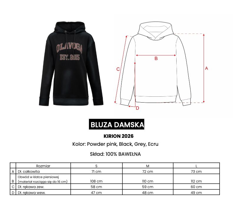 Bluza damska OLAVOGA KIRION 2026 ecru