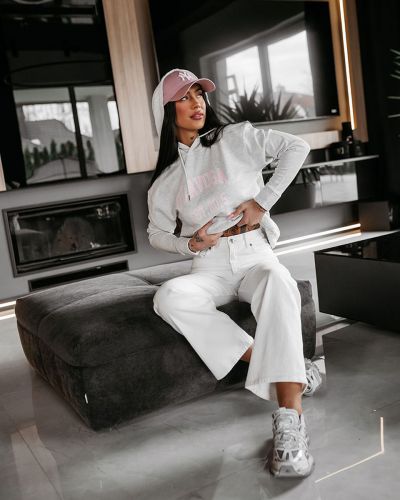 Bluza damska OLAVOGA KIRION 2026 szara - FashionPlace - 2