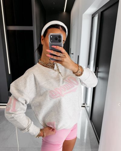 Bluza damska OLAVOGA YALEE 2026 szara - FashionPlace - 1