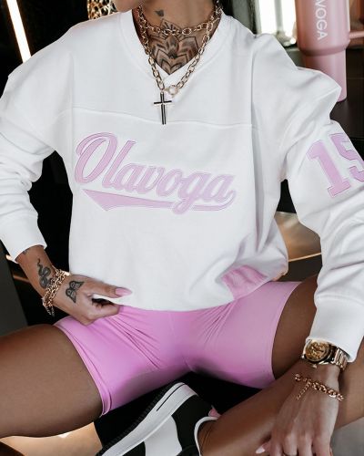 Bluza damska OLAVOGA YALEE 2026 ecru - FashionPlace - 3