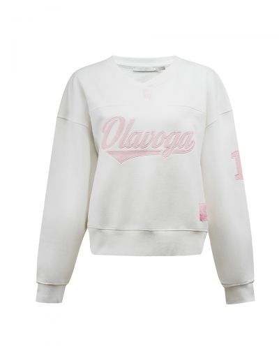 Bluza damska OLAVOGA YALEE 2026 ecru - FashionPlace - 4