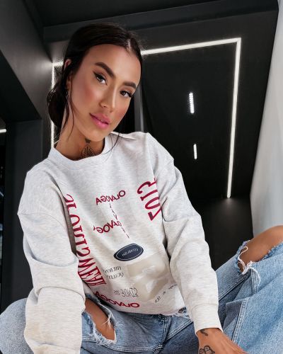 Bluza damska OLAVOGA APARE 2026 szara - FashionPlace - 2