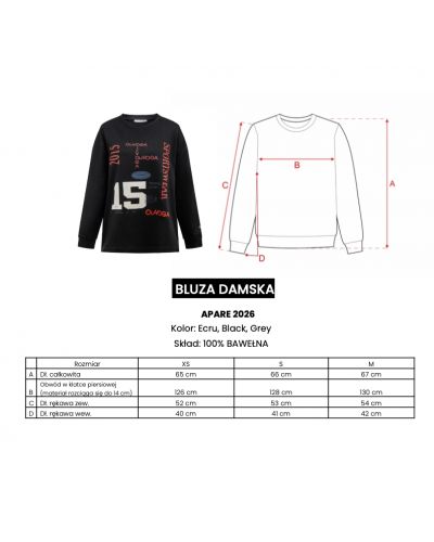 Bluza damska OLAVOGA APARE 2026 szara - FashionPlace - 8