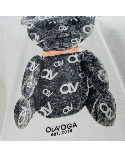 T-shirt męski OLAVOGA TADY 2026 ecru - FashionPlace - 4