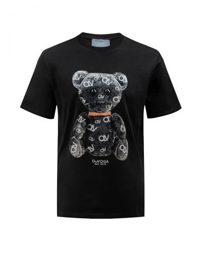 T-shirt męski OLAVOGA TADY 2026 czerń - FashionPlace - 4