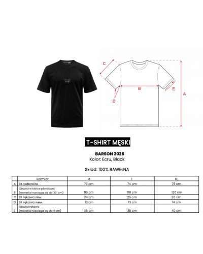 T-shirt męski OLAVOGA BARSON 2026 ecru - FashionPlace - 6