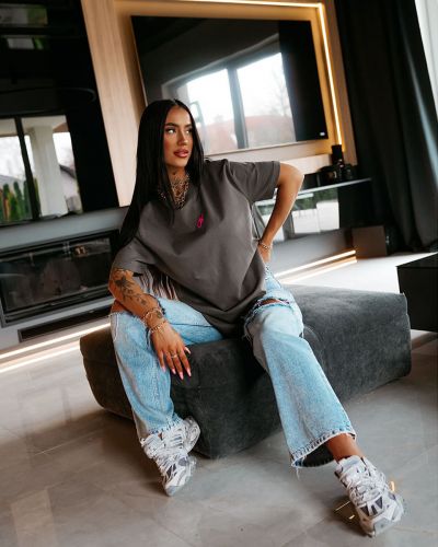 T-shirt UNISEX OLAVOGA VELMAR 2026 grafit - FashionPlace - 1