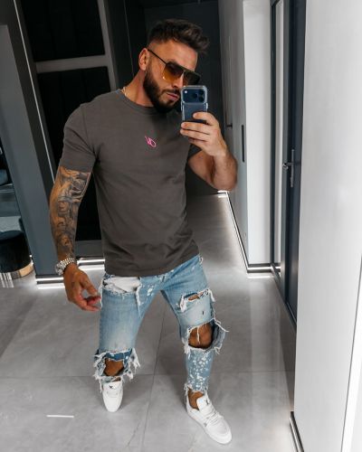 T-shirt UNISEX OLAVOGA VELMAR 2026 grafit - FashionPlace - 2