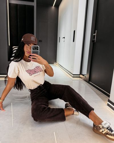 T-shirt damski OLAVOGA MARSH 2026 żółty - FashionPlace - 1