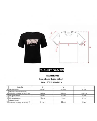 T-shirt damski OLAVOGA MARSH 2026 ecru - FashionPlace - 6
