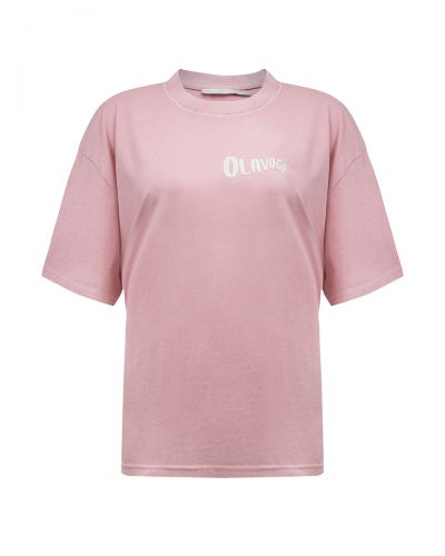 T-shirt damski OLAVOGA BABE 2026 róż - FashionPlace - 4
