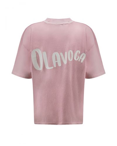 T-shirt damski OLAVOGA BABE 2026 róż - FashionPlace - 7