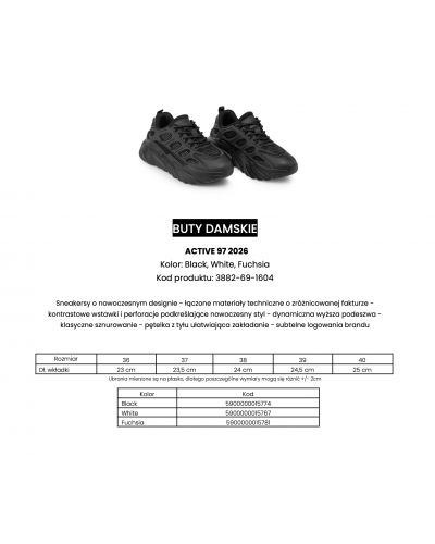 Buty damskie OLAVOGA ACTIVE97 2026 białe - FashionPlace - 9