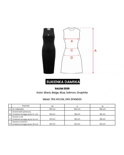 Sukienka OLAVOGA SALEM 2026 czerń - FashionPlace - 6