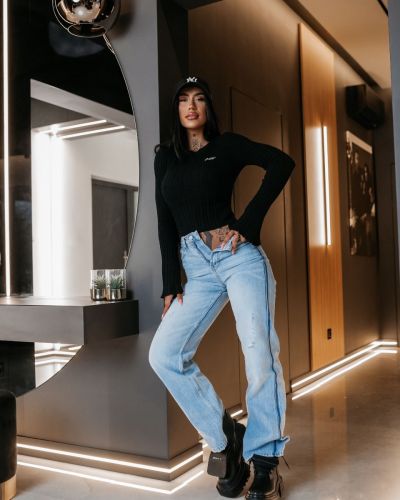 Sweter damski OLAVOGA ZIRRA 2026 czerń - FashionPlace - 3