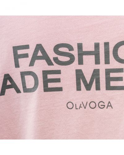 T-shirt damski OLAVOGA ENORAI 2026 róż - FashionPlace - 7