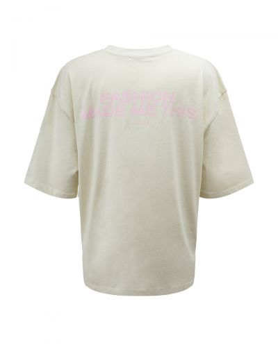 T-shirt damski OLAVOGA ENORAI 2026 ecru - FashionPlace - 5
