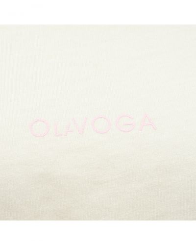 T-shirt damski OLAVOGA ENORAI 2026 ecru - FashionPlace - 6
