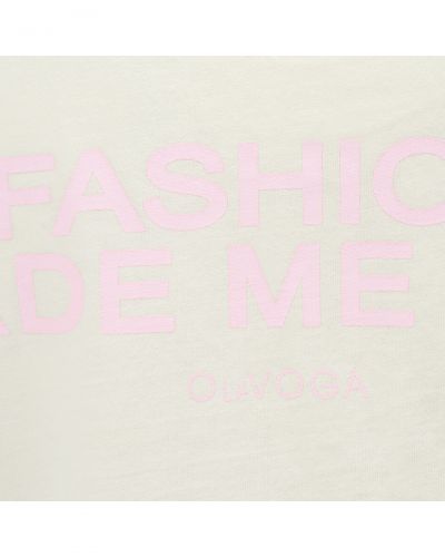 T-shirt damski OLAVOGA ENORAI 2026 ecru - FashionPlace - 7