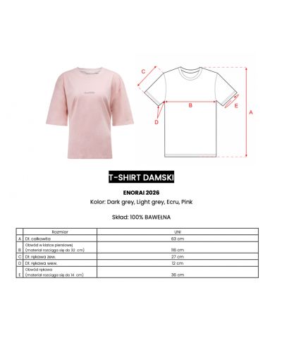 T-shirt damski OLAVOGA ENORAI 2026 ecru - FashionPlace - 8