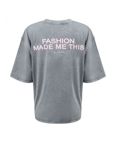 T-shirt damski OLAVOGA ENORAI 2026 jasno szary - FashionPlace - 3