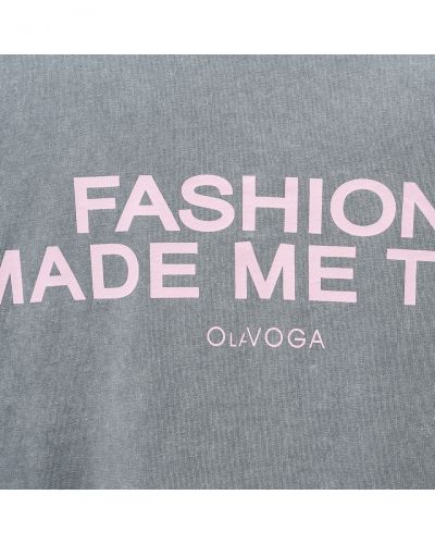 T-shirt damski OLAVOGA ENORAI 2026 jasno szary - FashionPlace - 6