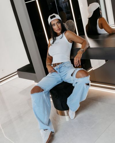 Top damski OLAVOGA STONY TOP 2026 ecru - FashionPlace - 1