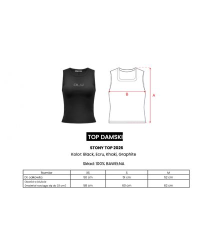 Top damski OLAVOGA STONY TOP 2026 grafit - FashionPlace - 8