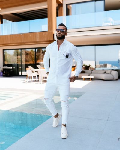 Koszula męska OLAVOGA DEJCH 2026 biała - FashionPlace - 1