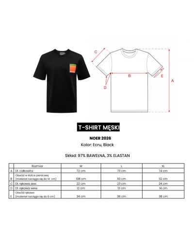 T-shirt męski OLAVOGA NOER 2026 ecru - FashionPlace - 8