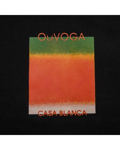 T-shirt męski OLAVOGA NOER 2026 czerń - FashionPlace - 6