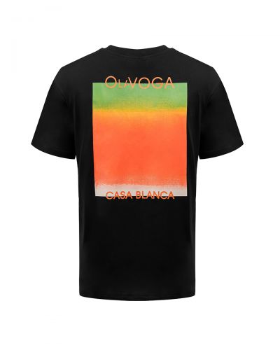 T-shirt męski OLAVOGA NOER 2026 czerń - FashionPlace - 7