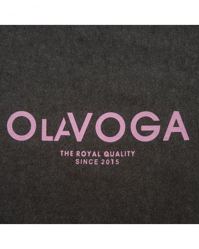 T-shirt damski OLAVOGA TAIST 2026 ciemny szary - FashionPlace - 6