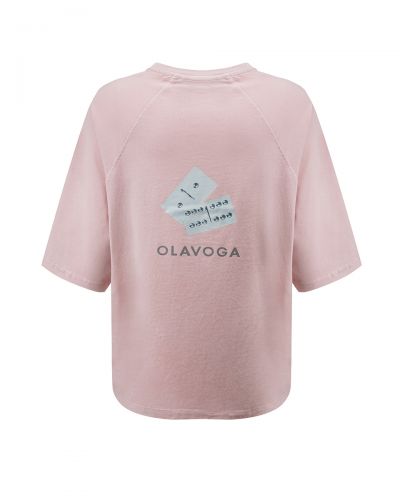 T-shirt damski OLAVOGA TAIST 2026 róż - FashionPlace - 7