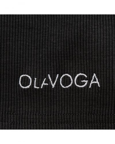 Bluzka damska OLAVOGA LAMELLA 2026 czerń - FashionPlace - 5