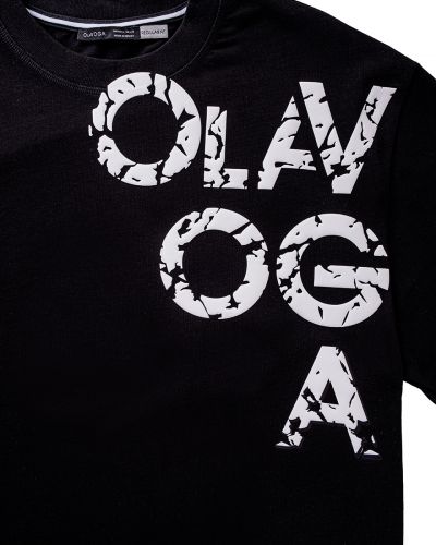T-shirt męski OLAVOGA MALOR  2026 czerń - FashionPlace - 4