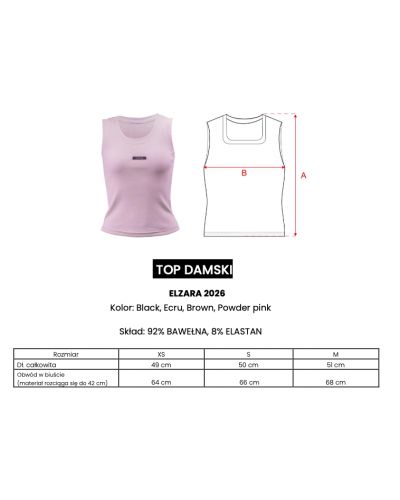 Top damski OLAVOGA ELZARA 2026 czerń - FashionPlace - 5