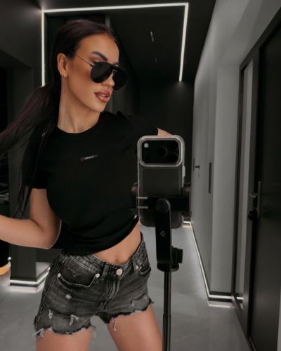 Bluzka damska OLAVOGA LATEA 2026 czerń - FashionPlace - 3