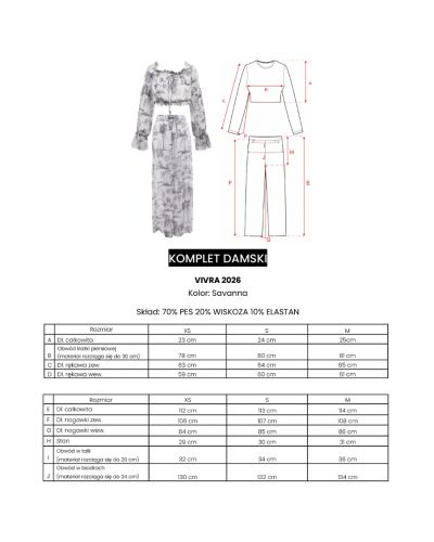 Komplet damski OLAVOGA VIVRA 2026 savanna - FashionPlace - 5