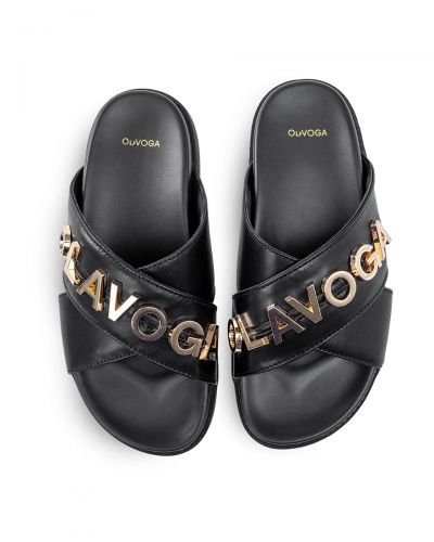 Klapki damskie OLAVOGA TILLY 2026 czerń - FashionPlace - 5