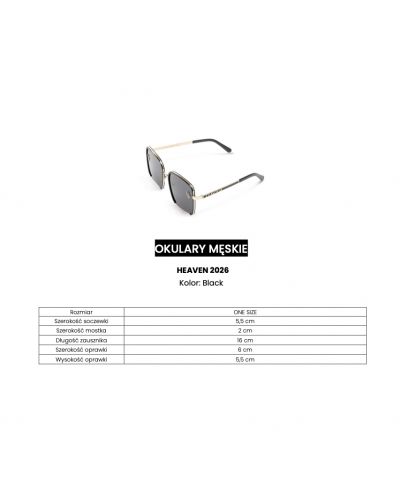 Okulary męskie OLAVOGA HEAVEN 2026 czerń - FashionPlace - 6