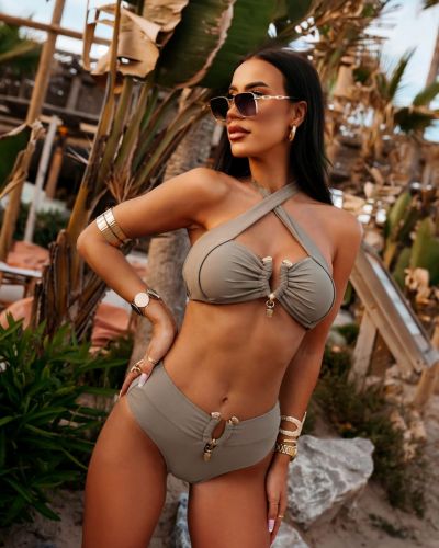 Kostium kąpielowy damski OLAVOGA DILME 2025 khaki - FashionPlace - 2