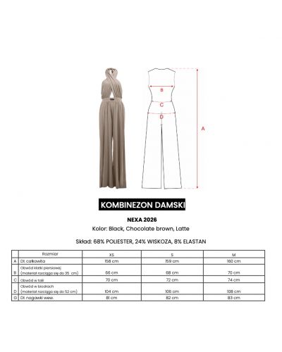 Kombinezon damski OLAVOGA NEXA 2026 latte - FashionPlace - 8