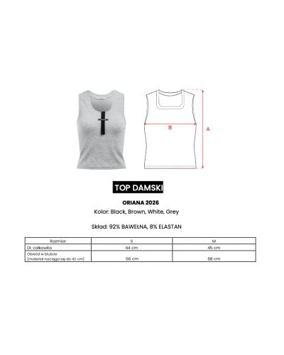 Top damski OLAVOGA ORIANA 2026 czerń - FashionPlace - 4