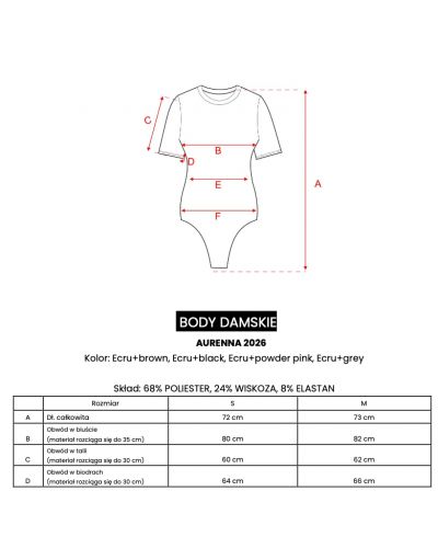 Body OLAVOGA AURENNA 2026 ecru + pudrowy róż - FashionPlace - 3