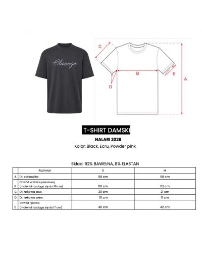 T-shirt damski OLAVOGA NALARI 2026 ecru - FashionPlace - 5