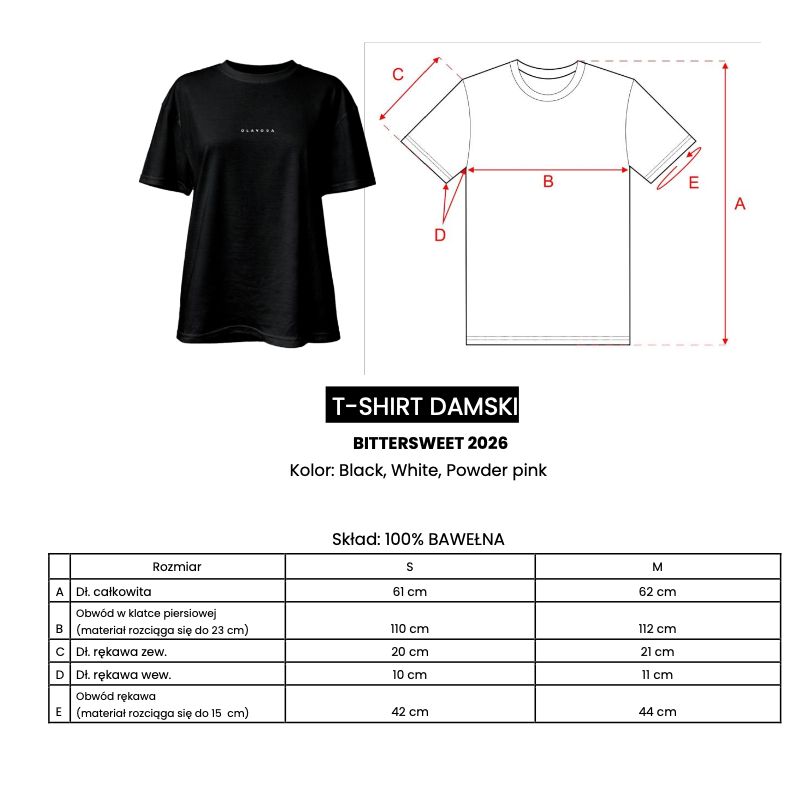 T-shirt damski OLAVOGA BITTERWEET 2026 biały