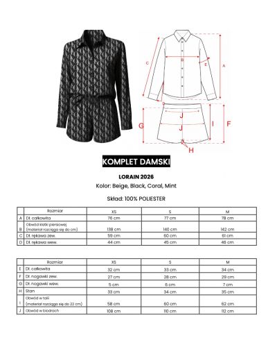 Komplet damski OLAVOGA LORAIN 2026 beż - FashionPlace - 5
