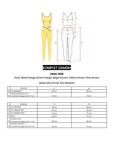Komplet damski OLAVOGA DRAEL 2026 beż/brąz - FashionPlace - 5