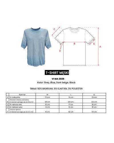 T-shirt męski OLAVOGA VI MA 2026 czerń - FashionPlace - 3